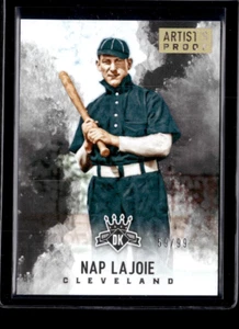 2017 Diamond Kings Nap Lajoie /99 Gold Artists Proof Indians - Picture 1 of 2