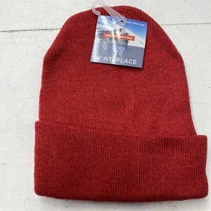 Winterlace Red Youth Kids Winter Beanie New - Picture 1 of 4