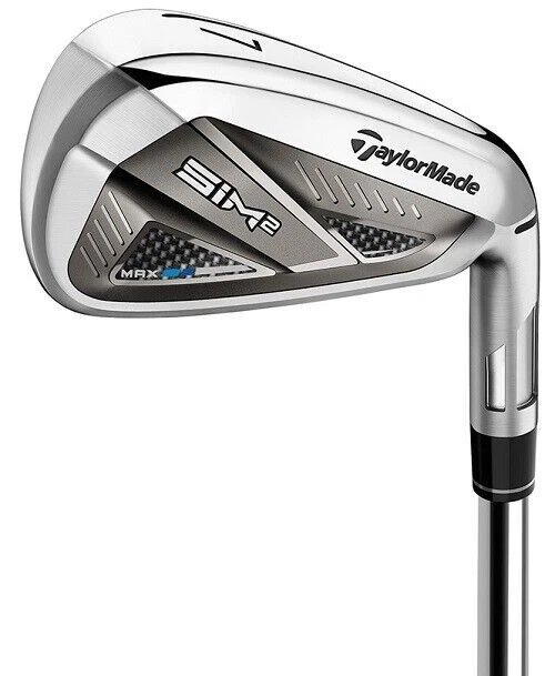 TaylorMade SIM 2 Max Steel Left Hand Mens Iron Set - (N6980009)