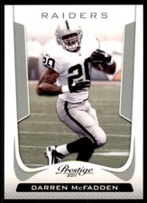 2011 Panini Prestige Darren McFadden Football Cards #142