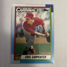 Chris Carpenter St Louis Cardinals 1990 Topps #443