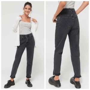 NWT urban outfitters BDG high rise black wash mom jeans sz 28 - Picture 1 of 8