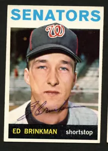 Ed Brinkman #46 signed autograph auto 1964 Topps Baseball Trading Card - Picture 1 of 1