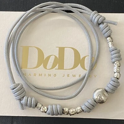 Dodo Pomellato Collana Grigio Perla Maxi Pepita Granelli Argento Fuori Produzion - Immagine 1 di 4