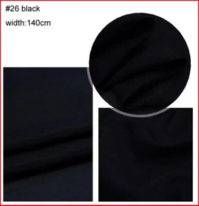 Solid Color Silk / Cotton 55'' By Yards Natural Silk Cotton Fabric Scarf Lining  - Picture 1 of 45