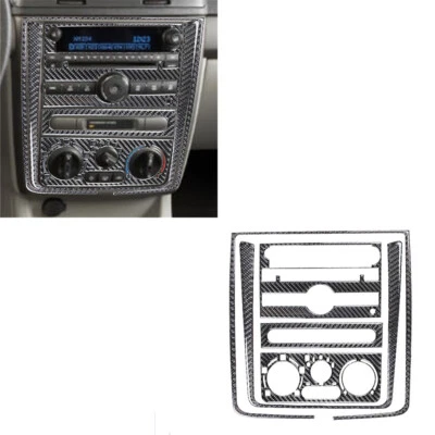 6Pcs For Chevrolet Cobalt 2007-10 Carbon Fiber Central Console Cover Trim Type B - Image 1 of 4