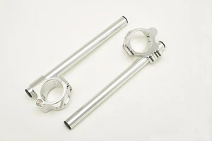 Par Semi Manubrio Carceleros Manillares Diámetro 51mm Aluminio Silver - Imagen 1 de 1