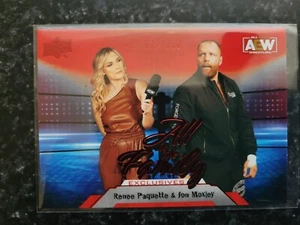 Renee Paquette Jon Moxley Exclusives /100 2023 AEW Upper Deck All in the Family - Bild 1 von 10