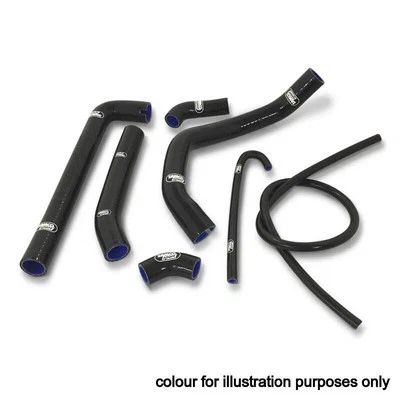 Mangueras de rueda de silicona Samco negras CL para Ducati 1299 Panigale R 2015-2017 Foto 1 de 4