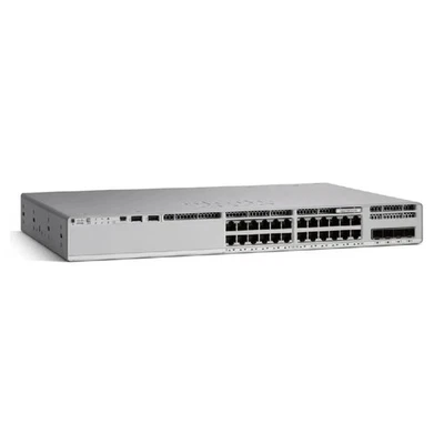NEW Cisco C9200L-24P-4G-E Catalyst 9200L 24-Port PoE+ + 4x 1G uplinks L3 switch - Image 1 of 4