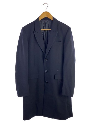 UNDERCOVER SOTTOCOPERTA Cappotto Chester 3 Lana Navy Tinta Unita N4302 14AW