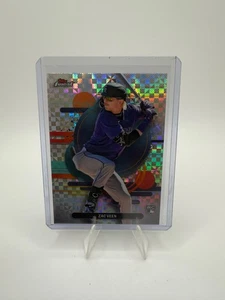 2025 Topps Finest Zac Veen Uncommon Checkerboard Refractor Rookie #192 Rockies - Picture 1 of 2