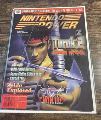 NINTENDO POWER MAGAZINE VOL 113 OCT 98 TUROK 2 , W/POSTER & Inserts NO Comic - Image 1 of 4