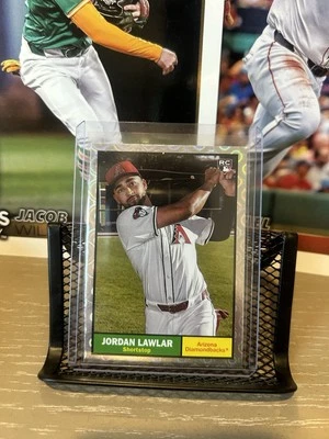 2024 Topps Archives - 1961 Topps Jordan Lawlar #91 (RC) Endcap Foilboard  - Image 1 of 2