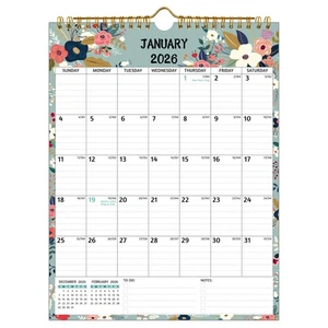 Wall Calendar 2026-2027 – 2 Year Calendar 2026-2027, 8.5 x 11 In, Jan 2026 - ... - Bild 1 von 9
