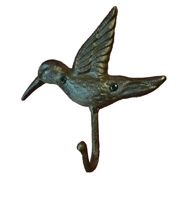 NEW Hummingbird Wall Hook, Coat Hanger, w/Mounting Screws FREE SHIPPING - Image 1 of 4