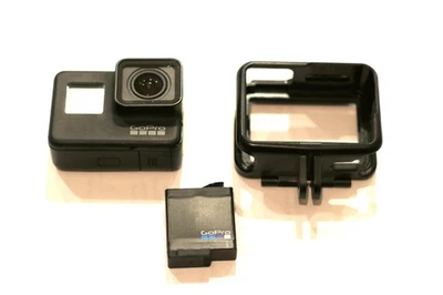 GoPro HERO7 Black Camera 4K Waterproof Touch HyperSmooth w/ OEM Hero 7 Battery - Image 1 of 4