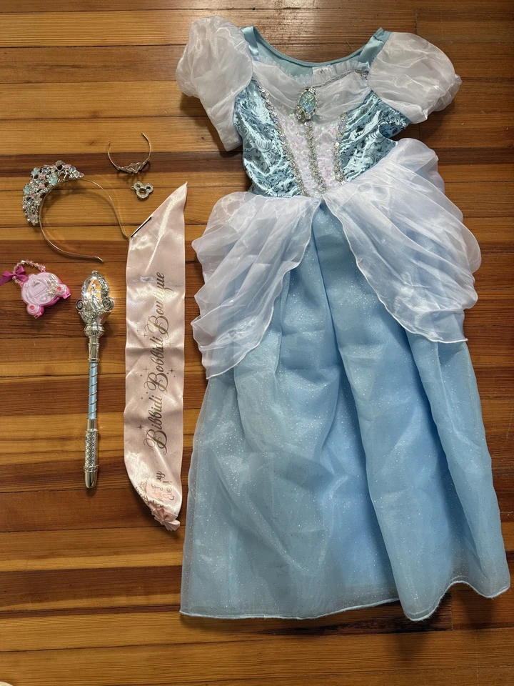 Disney Parks Cinderella Dress Gown Bippity Boppity Boutique DCL Girl’s 9/10 - Image 1 of 1