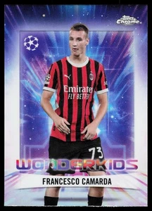 2024-25 Topps Chrome UEFA Club Competitions #WK-14 Francesco Camarda Wonderkids - Picture 1 of 2