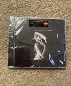 Taylor Swift CD Tortured Poets Dept Target Exclusive Poster 3/4 New Sealed Rare - Picture 1 of 2