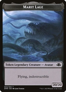 1x Marit Lage Token - NM - Dominaria Remastered - SPARROW MAGIC mtg - Picture 1 of 1