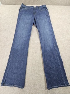 DKNY Jeans Jeans Damen 12 Blau Bootcut Mid Rise Stretch Denim Klassisch Freizeit - Bild 1 von 14