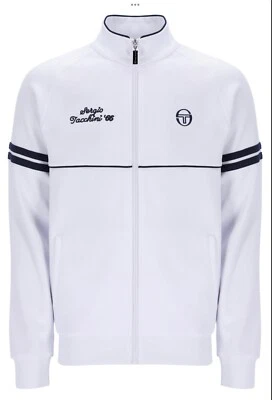 Camiseta deportiva de tenis Sergio Tacchini Orion Davis - Edición limitada - McEnroe - Blanca Foto 1 de 2