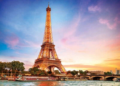 Eurographics Paris Eiffel Tower 1000 Piece Jigsaw Puzzle - Image 1 of 3