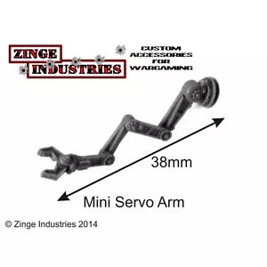 Zinge Industries 28 mm Escala Humana Servo Brazo Robótico Mini Set Forest Sprue SSER04 - Imagen 1 de 3