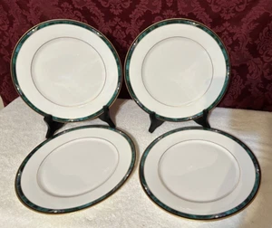 Lenox Kelly Green Set of 4 Bread & Butter Plates ~ Debut Collection~ 6 1/2" - Picture 1 of 3