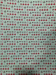 1 Yard Minecraft Icons Cotton Fabric - Picture 1 of 3