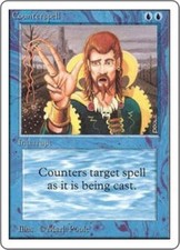 WOTC MtG Unlimited Counterspell (U) VG