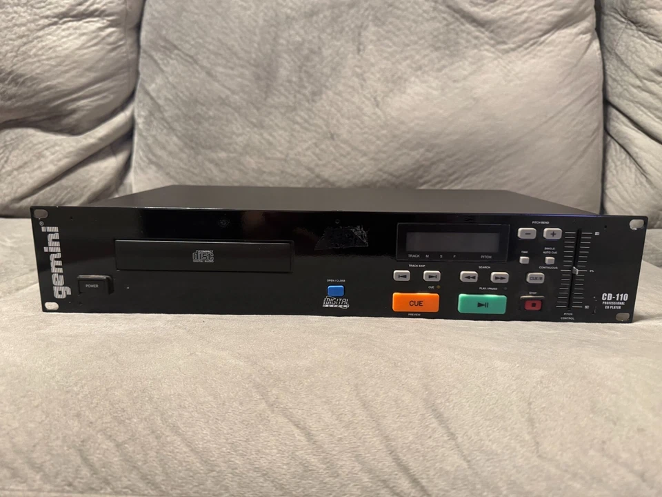Reproductor de CD profesional Gemini CD-110 montable en rack (leer descripción) Foto 1 de 1
