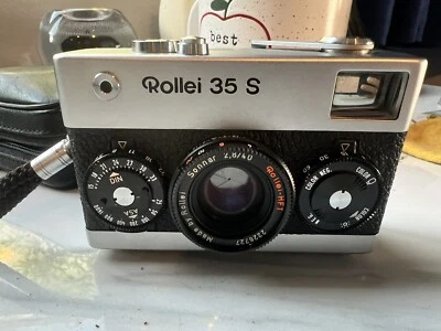 Cámara fotográfica Rollei 35 S plateada 35 mm 40 mm F2,8 de JAPÓN - Medidor funciona EXCELENTE Foto 1 de 4