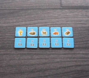 Catan Expansión 3D Gente de Mar, Ciudades y Caballeros | Las 10 Piezas de Juego Harbor Token - Imagen 1 de 8