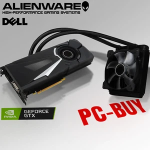 NX0FT NVIDIA GEFORCE GTX 1080 8GB GDDR5X VIDEO CARD ALIENWARE R5 WATER COOLED - Picture 1 of 2