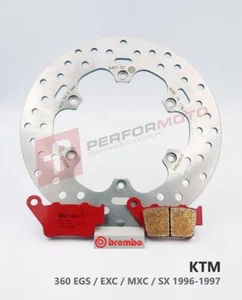 Brembo Serie Oro Rear Disc and SP Pads fits KTM 360 EGS / EXC / MXC / SX 1996-97 - Picture 1 of 1