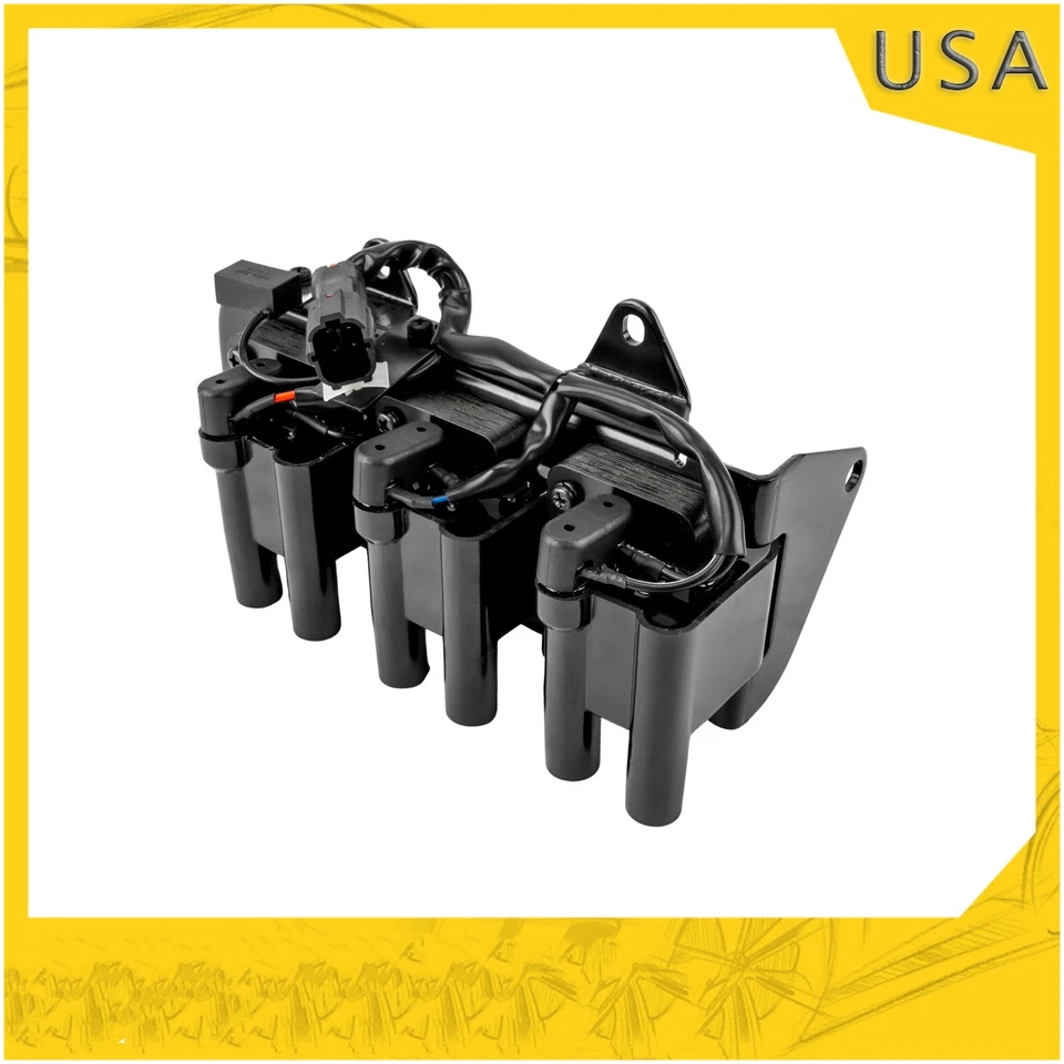 1x Ajuste para Hyundai Sonata 1999-2001 2,5 L 2004-2005 Kia Optima 2,7 L bobina de encendido Foto 1 de 4