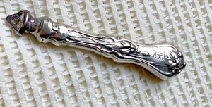 Vintage Sterling Tafelmesser aus Anhänger/Ornament - „E“ „07“ - Bild 1 von 10