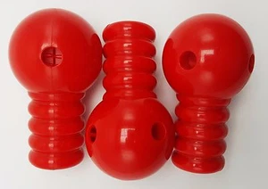 Tinkertoy Replacement Parts 3 Red Robot Arms Plastic - Picture 1 of 3