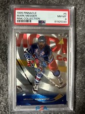 Mark Messier: 1995-96 Pinnacle Rink Collection Parallel Card #5 PSA 8