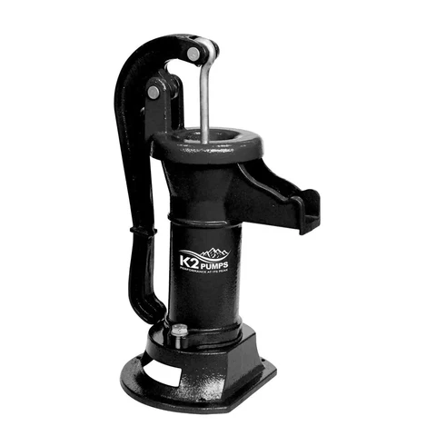Cast Iron Pitcher Pump Heavy Duty Adjustable Cap Easy Install Maximum Lift 25 Ft Cover