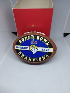 Hallmark Los Angeles Rams Super Bowl LVI Champions NFL Ornament, NIB