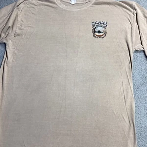 Hawaii 5-0 Tshirt Men’s 3 X Brown Dyed With Kona Coffee Crazy Shirts - Picture 1 of 17