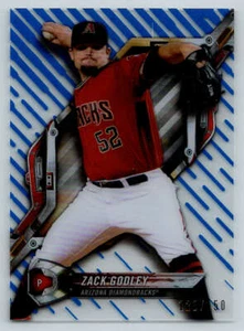 2018 Topps High Tek Blue #HTZG Zack Godley B /150 (ref 220256) - Picture 1 of 2