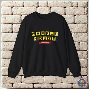 Waffle House Restaurant Logo Unisex Sweatshirt - Picture 1 of 34