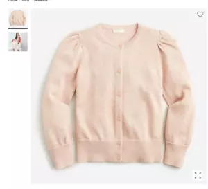 $60 NWT J. Crew Crewcuts Girls sparkle cardigan sweater Small 6-7 party event - Picture 1 of 6