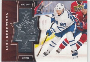 2020-21 UD Extended Series SPX Finite #SF-48 Nick Robertson /2999 Maple Leafs