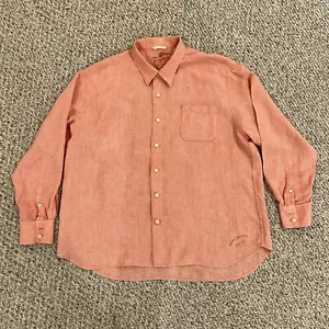 Tommy Bahama Button Down Mens Linen Relaxed Fit Long Sleeve Shirt - Picture 1 of 18