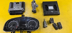JUEGO DE CERRADURA LLAVE ECU MOTOR GASOLINA SKODA FABIA MK2 vRS 1.4TSI 10-14 CAV 03C906027CE - Imagen 1 de 10
